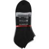 image:imageSteve Madden Mens Comfortable Cushion LowCutAnkle Cut Athletic Socks 8Pack Size 1013Black Multi