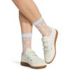 image:imageSteve Madden Womens 2Pk Ditsy Floral Tulle Crew Light Blue 911