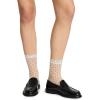 image:imageSteve Madden Womens 2Pk Ruffle Ditsy Dot Shortie Crew WhiteBlack 911