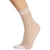 image:imageSteve Madden Womens 2Pk Ruffle Ditsy Dot Shortie Crew WhiteBlack 911
