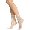 image:imageSteve Madden Womens 2Pk Ruffle Ditsy Dot Shortie Crew WhiteBlack 911
