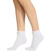 image:imageSteve Madden Womens 2pk Cpearl Cluster Rib AnkletWhite