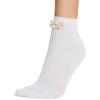 image:imageSteve Madden Womens 2pk Cpearl Cluster Rib AnkletWhite