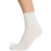 image:imageSteve Madden Womens 3pk Chainstitch Rib Shortie CrewOatmeal Heather