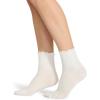 image:imageSteve Madden Womens 3pk Chainstitch Rib Shortie CrewOatmeal Heather