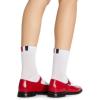 image:imageSteve Madden Womens 5Pk Stripe Back Hit Shortie Crew Hc White Multi 911