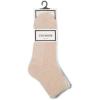image:imageSteve Madden Womens 5pk Lettuce Edge Rib AnkletOatmeal