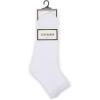 image:imageSteve Madden Womens 5pk Lettuce Edge Rib AnkletWhite