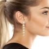 image:imageStone Linear EarringsCrystalGold
