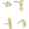 image:imageStone Mismatched Earring SetCrystalGold