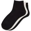 image:imageSTEVE MADDEN 3PK PEBBLE CABLE QUARTER BLACK 3PK 911