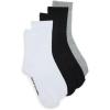 image:imageSTEVE MADDEN 6PK RIB SHORTIE CREW WHITEGREYBLK 6PK 911