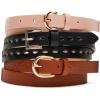 image:imageSteve Madden Womens 3 for 1 Belt PackCognacBlush