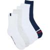 image:imageSteve Madden Womens 5Pk Stripe Back Hit Shortie Crew Hc White Multi 911