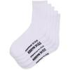 image:imageSteve Madden Womens 5pk Athleisure Shortie CrewWhite