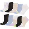 image:imageSteve Madden Womens Low Cut Socks 10 Pairs  Athletic Comfy Breathable Sports Socks with Fun Patterns White Multi 3