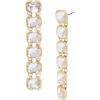 image:imageStone Linear EarringsCrystalGold