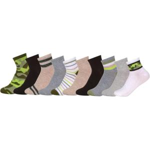 image:imageMadden Girl Womens Quarter Socks Lightweight Breathable Soft and Comfortable for 10Pack
