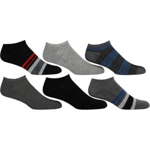 image:imageSteve Madden Mens Comfortable Cushion LowCutAnkle Cut Athletic Socks 8Pack Size 1013Black Multi
