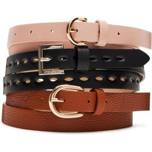 image:imageSteve Madden Womens 3 for 1 Belt PackCognacBlush