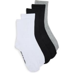 image:imageSteve Madden Womens 5Pk Athleisure Shortie Crew White Grey Black 911