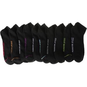 image:imageSteve Madden Womens Low Cut Ankle Socks  6 8 and 10 Pairs  Athletic Workout Running Sport Sneaker Socks for WomenBlack 2 10 Pairs