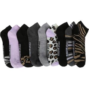 image:imageSteve Madden Womens Low Cut Socks 10 Pairs  Athletic Comfy Breathable Sports Socks with Fun Patterns Grey Multi