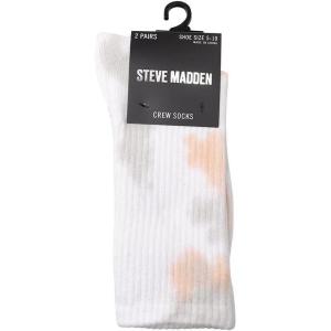 image:imageSteve Madden Womens Tie Dye Half Cushioned Crew Socks Novelty HighCut Socks 2 Pack