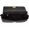 image:imageSteve Madden Womens Steve Madden Carla Mixed Quilt Flap CrossbodyBlack