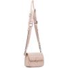 image:imageSteve Madden Womens Steve Madden Carla Mixed Quilt Flap CrossbodyLight Pink