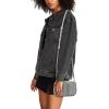 image:imageSteve Madden Womens Steve Madden Daisy Quilted Double Zip CrossbodyLight Grey