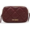 image:imageSteve Madden Womens Steve Madden Daisy Quilted Double Zip CrossbodyWine