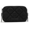 image:imageSteve Madden Womens Steve Madden Daisyr Quilted Double Zip Crossbody With StonesBlack