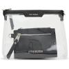 image:imageSteve Madden Womens Steve Madden Dominic Clear Pouch With Card Case Gift SetBlack