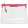 image:imageSteve Madden Womens Steve Madden Dominic Clear Pouch With Card Case Gift SetHot Pink