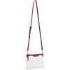 image:imageSteve Madden Womens Steve Madden Dominic Clear Pouch With Card Case Gift SetRed
