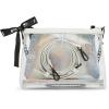 image:imageSteve Madden Womens Steve Madden Dominic Clear Pouch With Card Case Gift SetWhite