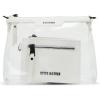 image:imageSteve Madden Womens Steve Madden Dominic Clear Pouch With Card Case Gift SetWhite
