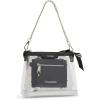 image:imageSteve Madden Womens Steve Madden Dominic Clear Pouch With Card Case Gift SetBlack