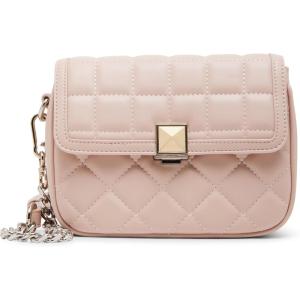 image:imageSteve Madden Womens Steve Madden Carla Mixed Quilt Flap CrossbodyLight Pink