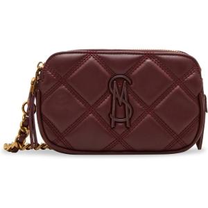 image:imageSteve Madden Womens Steve Madden Daisy Quilted Double Zip CrossbodyWine