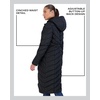 image:imageMadden Girl Womens Maxi Puffer Winter Coats  Long Quilted Jackets for Women Weather Resistant Puffer Parka Hooded JacketBlack