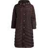image:imageMadden Girl Womens Maxi Puffer Winter Coats  Long Quilted Jackets for Women Weather Resistant Puffer Parka Hooded JacketChocolate