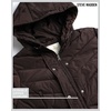 image:imageMadden Girl Womens Maxi Puffer Winter Coats  Long Quilted Jackets for Women Weather Resistant Puffer Parka Hooded JacketChocolate