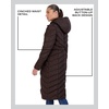 image:imageMadden Girl Womens Maxi Puffer Winter Coats  Long Quilted Jackets for Women Weather Resistant Puffer Parka Hooded JacketChocolate