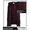 image:imageMadden Girl Womens Maxi Puffer Winter Coats  Long Quilted Jackets for Women Weather Resistant Puffer Parka Hooded JacketMerlot
