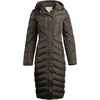 image:imageMadden Girl Womens Maxi Puffer Winter Coats  Long Quilted Jackets for Women Weather Resistant Puffer Parka Hooded JacketOlive