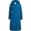 image:imageMadden Girl Womens Maxi Puffer Winter Coats  Long Quilted Jackets for Women Weather Resistant Puffer Parka Hooded JacketPeacock