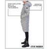 image:imageMadden Girl Womens Maxi Puffer Winter Coats  Long Quilted Jackets for Women Weather Resistant Puffer Parka Hooded JacketTitanium