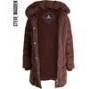 image:imageSteve Madden Womens Long Puffer Coat  Heavyweight Insulated Fall Winter Jackets for Women Windproof Long Length Bubble ParkaGreen